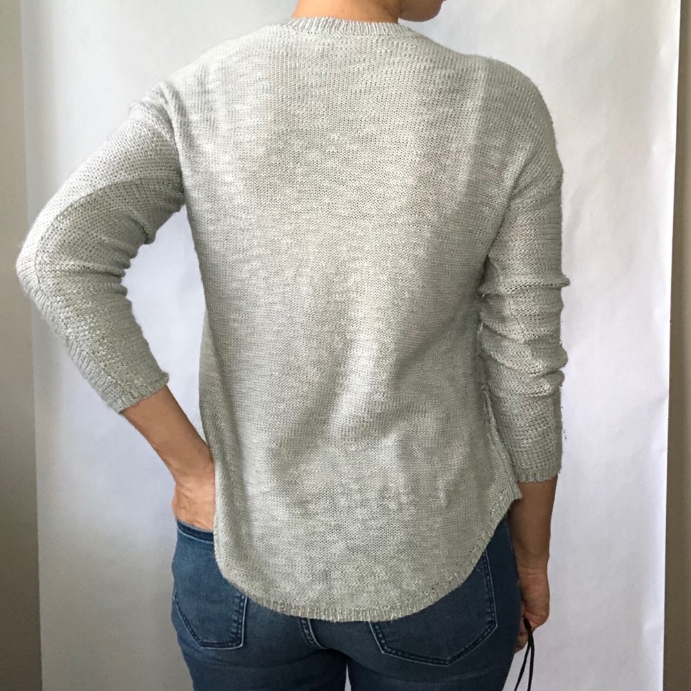 Rue21 | Gray Argyle Knit Sweater Sz Med - Picture 4 of 8